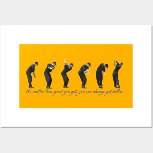 Golf Swing Sequence Posters and Art